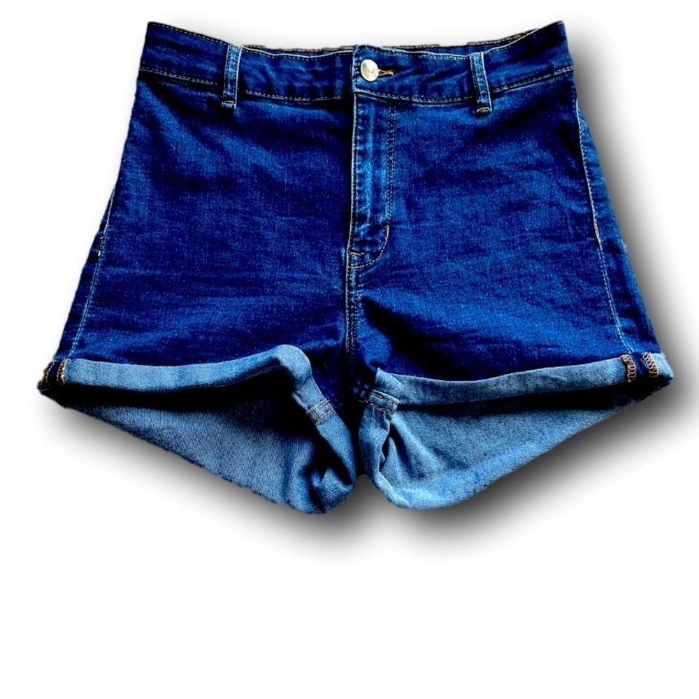 Divided super High Rise stretch denim shorts